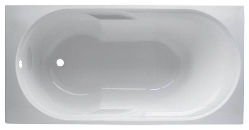 Cooke and Lewis Shaftesbury Shaped Acrylic Bath 1500mm