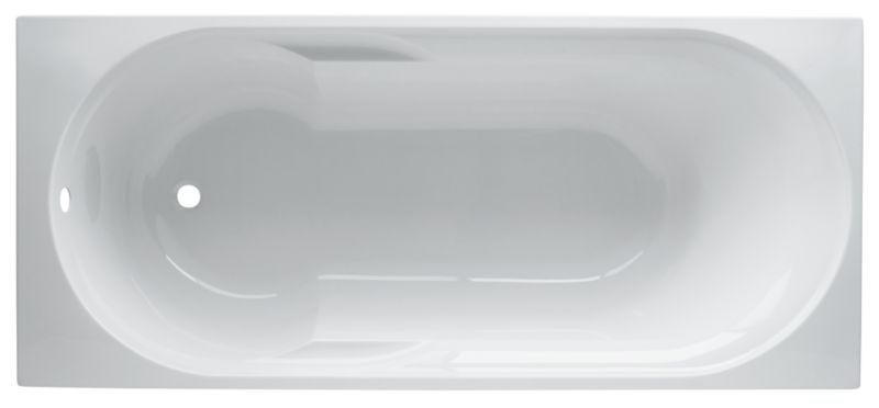 Cooke and Lewis Shaftesbury Shaped Acrylic Bath 1700mm
