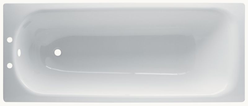 Cooke and Lewis Barbican 2 Tap Hole Standard Steel Bath