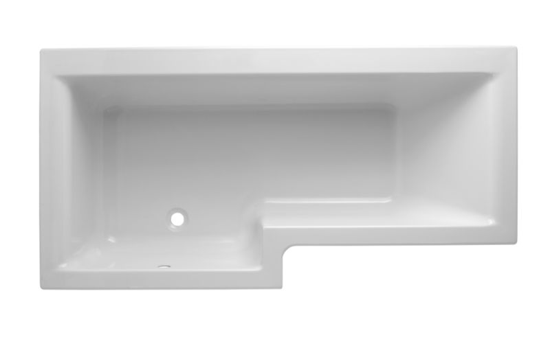 Cooke amp Lewis Adelphi L Shaped Showerbath Left Hand