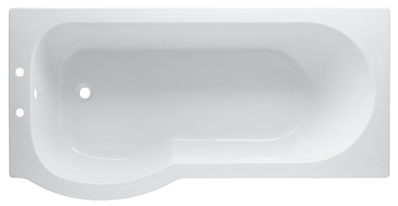 Cooke and Lewis Adelphi Curved Showerbath Left Handed