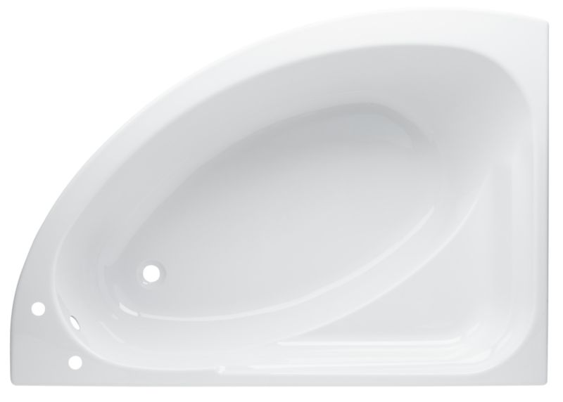 Cooke and Lewis Strand Standard Corner Acrylic Bath Left Hand