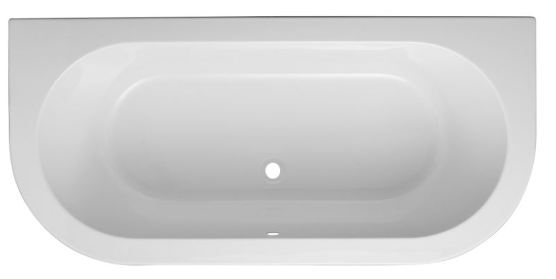 Cooke amp Lewis Helena Shaped Acrylic Bath