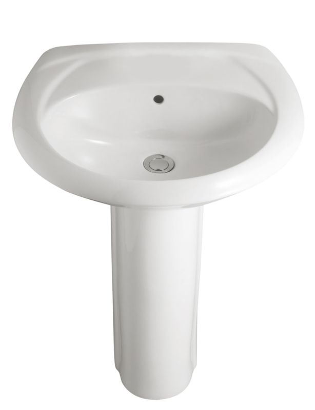 Cooke & Lewis Romeo 600mm Basin and Full Pedestal