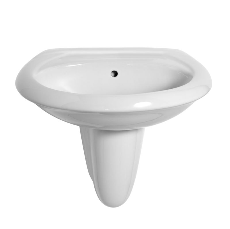 Cooke & Lewis Romeo 600mm Basin and Semi Pedestal