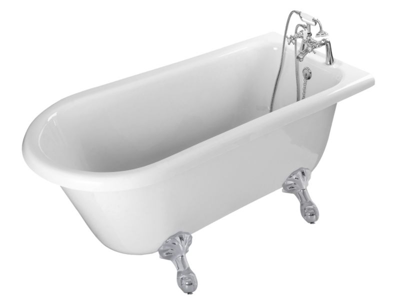 Cooke and Lewis Duchess Corner Acrylic 2 Tap Hole Bath Right Hand