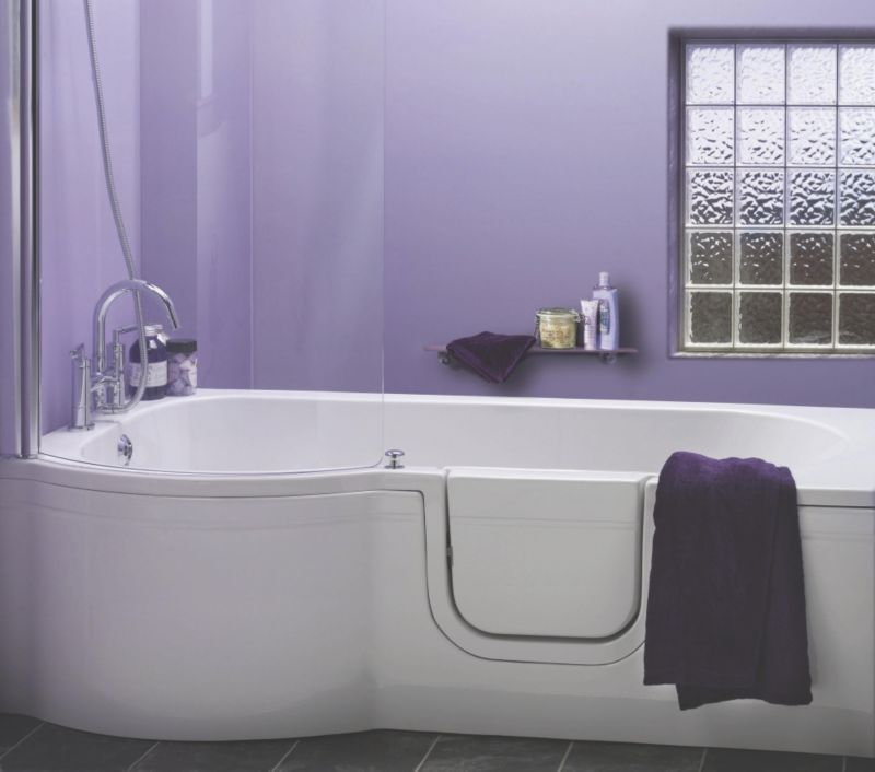 Save on this Cooke & Lewis Leonato Walk-In P-Shaped Showerbath Left Handed