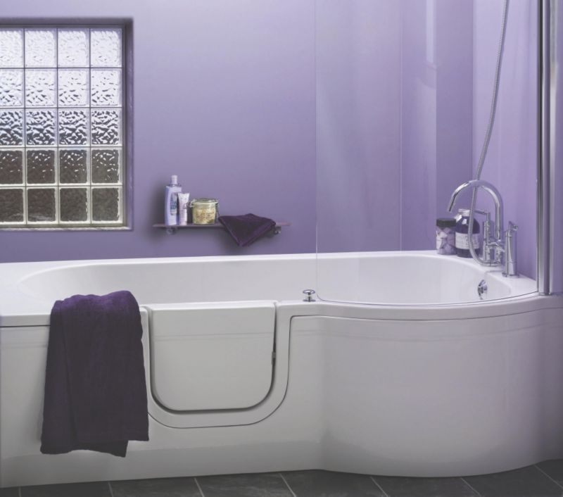 Save on this Cooke & Lewis Leonato Walk-In P-Shaped Showerbath Right Handed