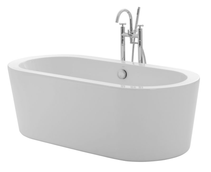 Cooke & Lewis Duchess Deep Freestanding Bath (L)1675mm