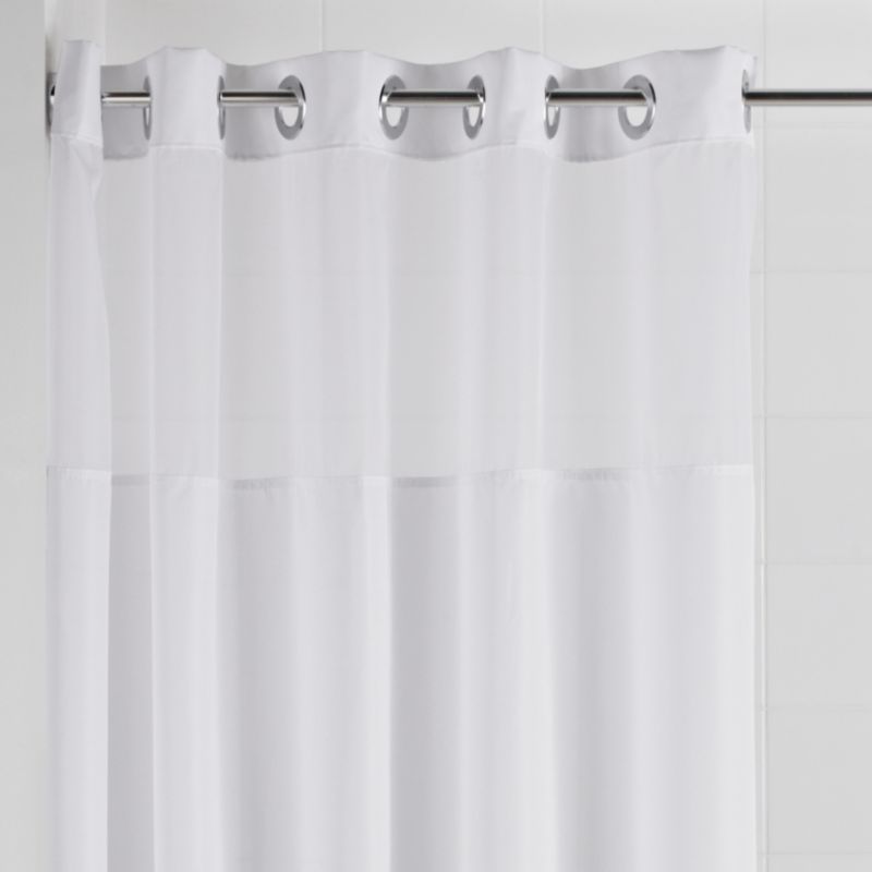 Cooke & Lewis Modesty Shower Curtain and Basket