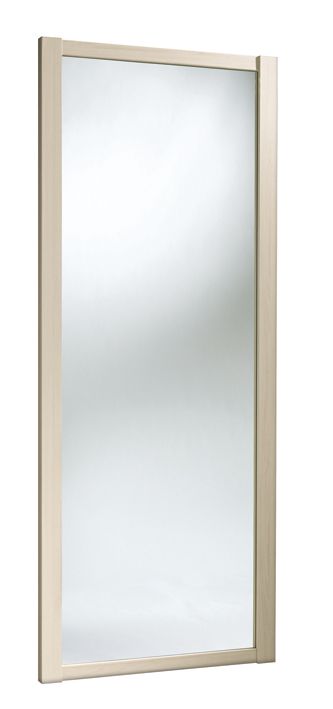 Mirrored Sliding Wardrobe Door Maple Style 762mm
