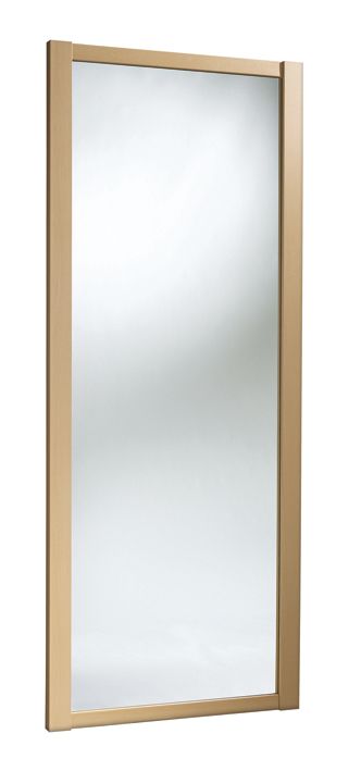 Mirrored Sliding Wardrobe Door Beech Style 762mm