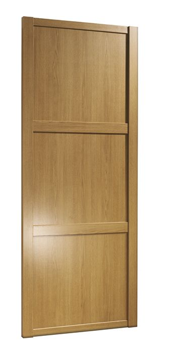 Traditional Sliding Wardrobe Door Oak Style 762mm