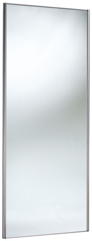 Sliding Wardrobe Door Silver Frame 914mm