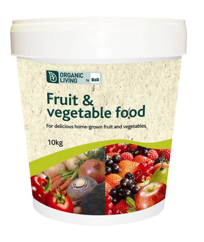 BandQ Organic Living Fruit and Vegetable Fertiliser 10kg