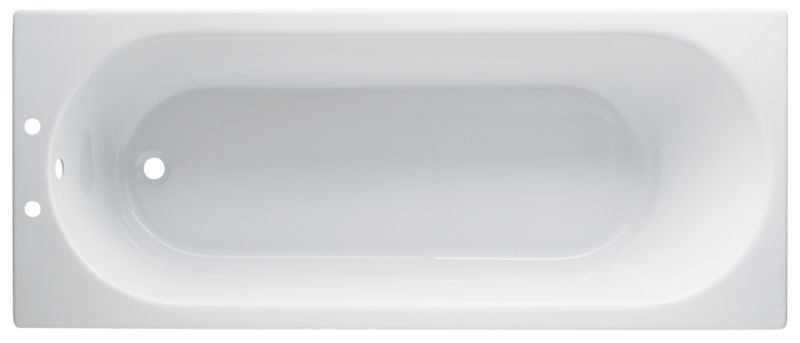Cooke and Lewis Shaftesbury Standard 2 Tap Hole Acrylic Bath L1500mm