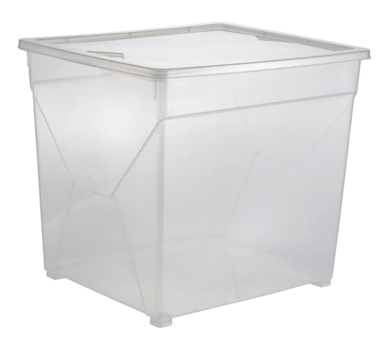 Deep Sweater Box 35 Litre Clear