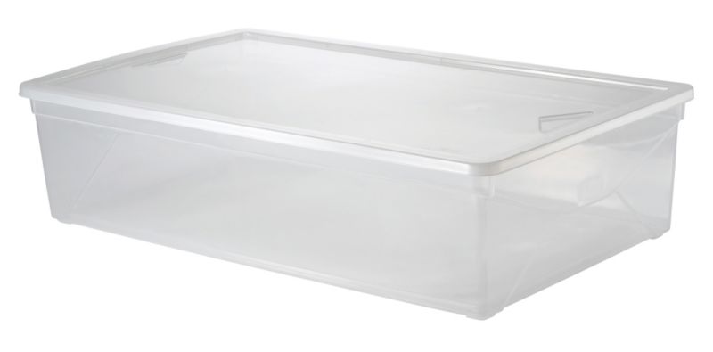 Underbed Box 35 Litre Clear