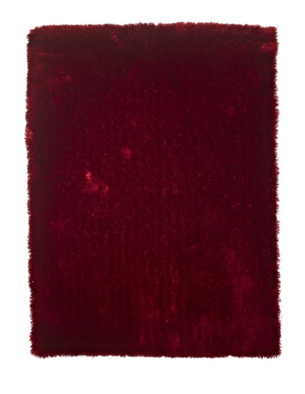 Colours by B&Q Cosy Elegance Rug Red (L)160 x (W)120cm