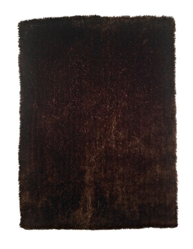 Colours by B&Q Cosy Elegance Rug Brown (L)120 x (W)60cm