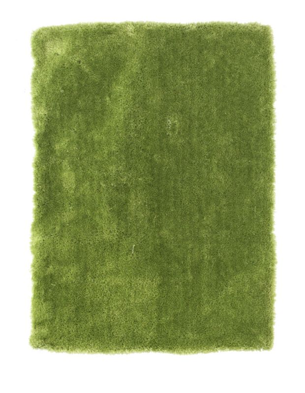 Colours by B&Q Cosy Elegance Rug Lime Green (L)160 x (W)120cm