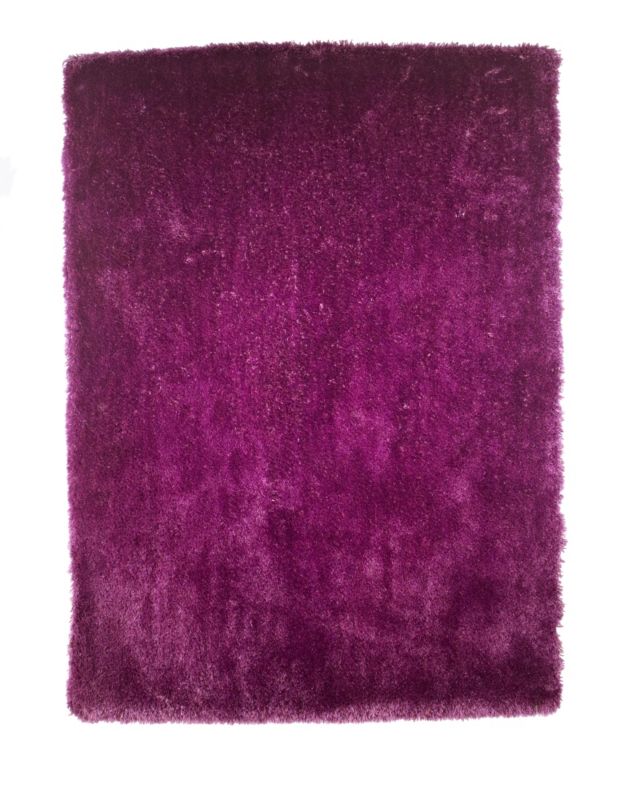 Colours by B&Q Cosy Elegance Rug Plum (L)230 x (W)150cm