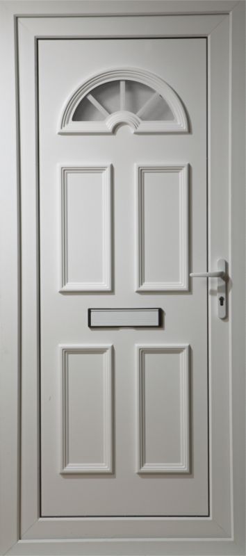 BampQ Carolina PVCU Exterior Doorset Left Hand White 2055x920mm