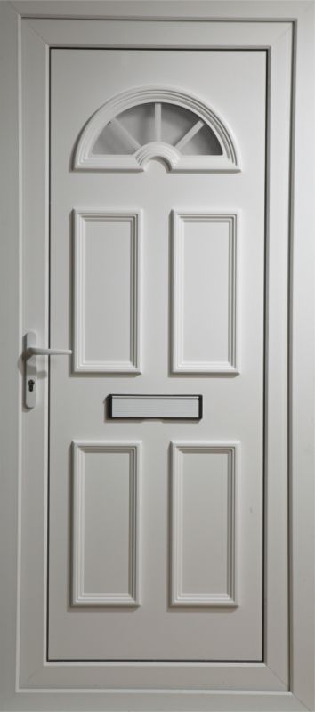 BampQ Carolina Pico Exterior Doorset Right Hand White 2055x920mm