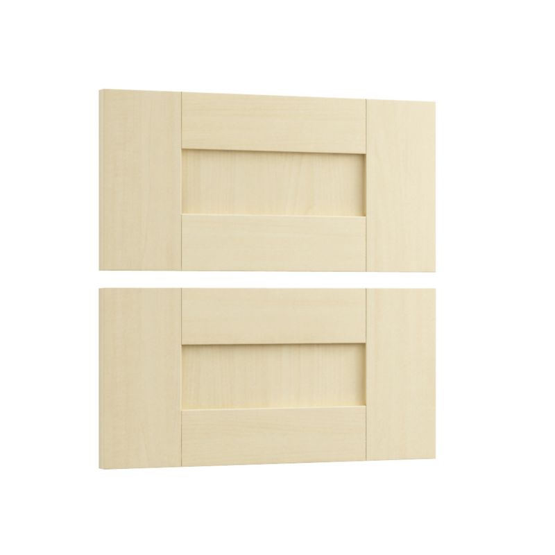 Cooke & Lewis 2 Drawer Bedside Pack Maple