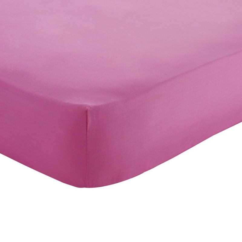 King-Size Fitted Sheet Fuchsia