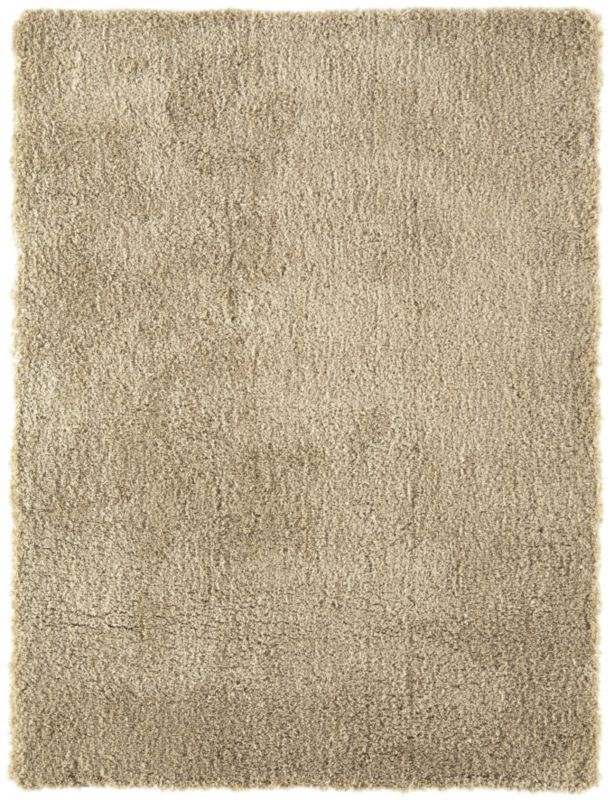 Colours by B&Q Super Soft Shaggy Beige (L)120 x (W)60cm