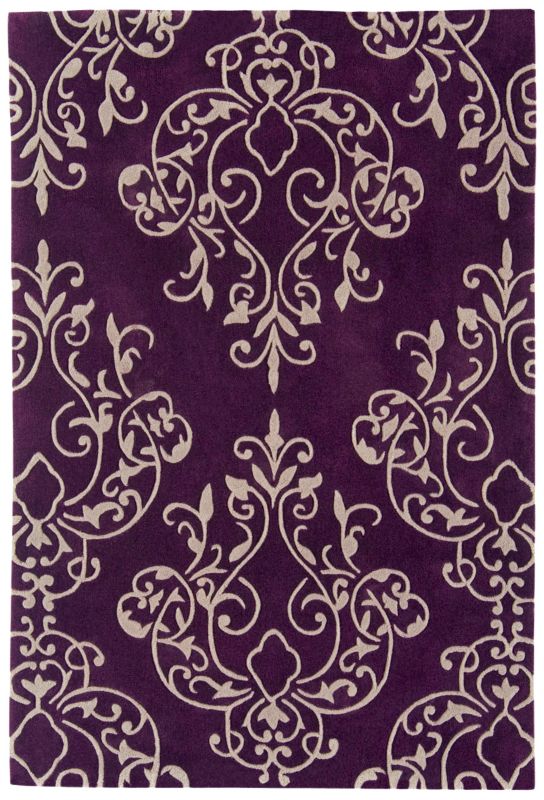 Colours by B&Q Heritage Rug Purple/Grey (L)230 x (W)150cm