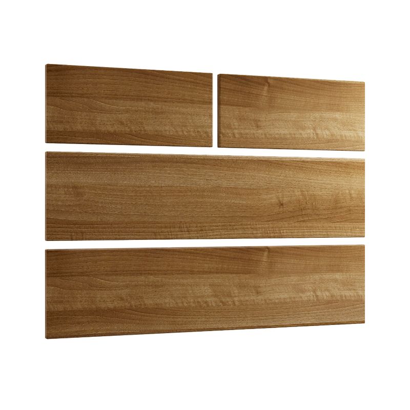 2 Over 2 Drawer Wide Chest Walnut