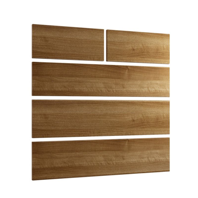 2 Over 3 Drawer Wide Chest Walnut