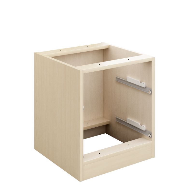 2 Drawer Bedside Cabinet 450mm Maple