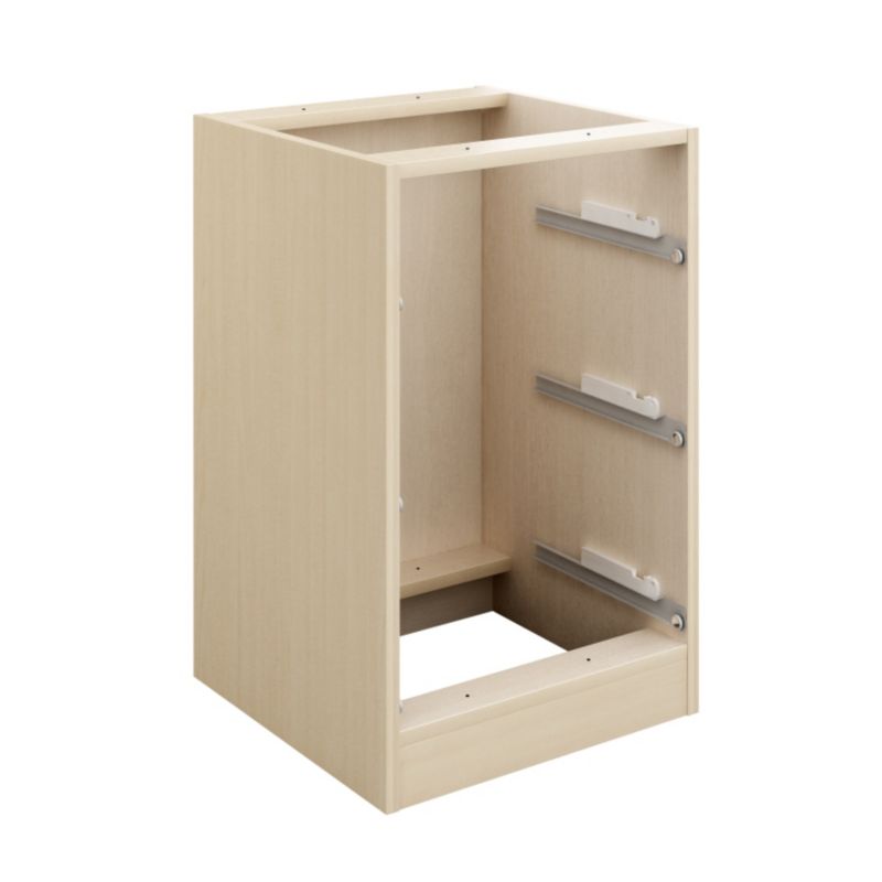 3 Drawer Bedside Cabinet 450mm Maple