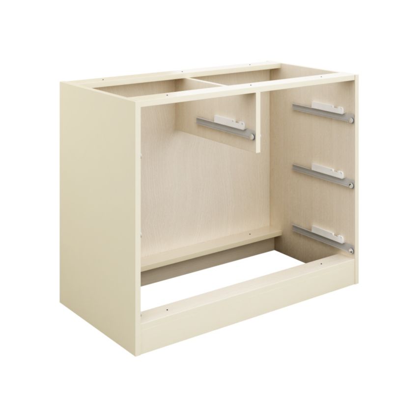 Cooke & Lewis 2 Over 2 Drawer Wide Cabinet 900Mm Cream