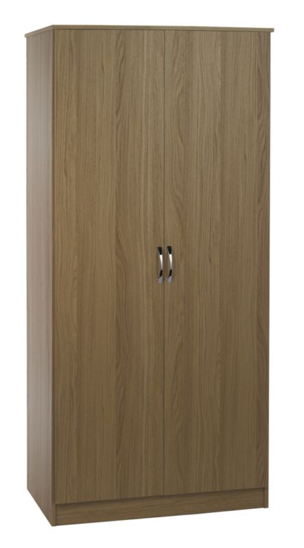 Miami 2 Door Wardrobe Walnut Style