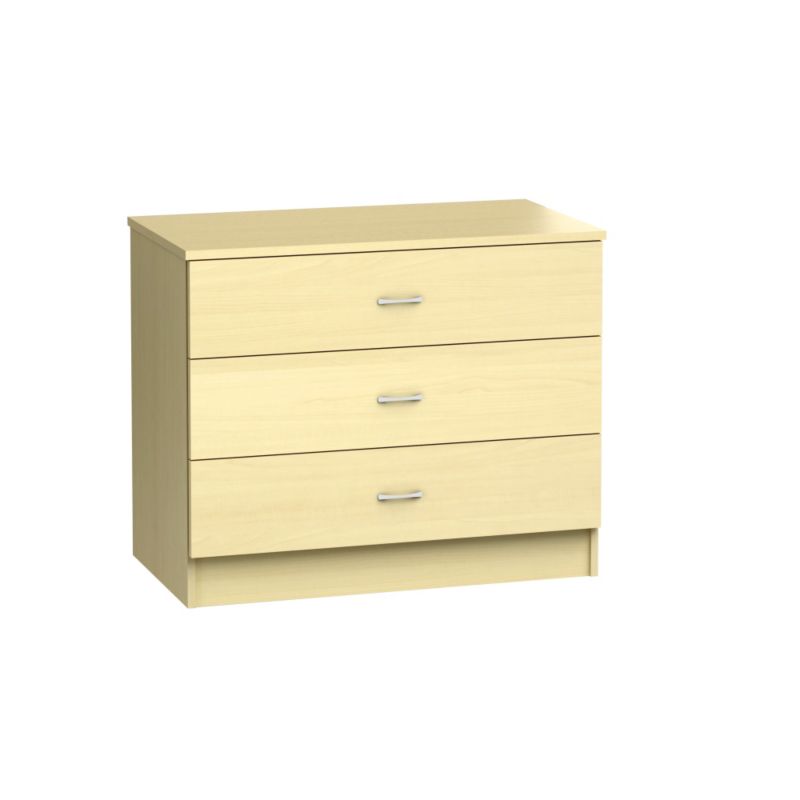 Miami 3 Drawer Chest Birch Style