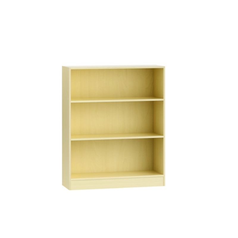 Miami Low Wide Bookcase Birch Effect