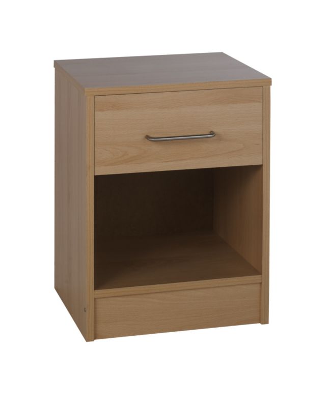 Tokyo 1 Drawer Bedside Beech Style