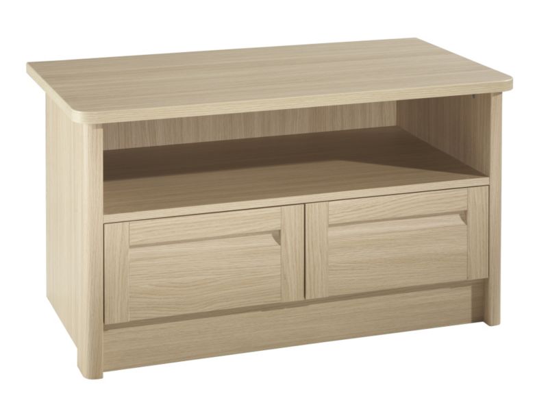 Torino Light Oak Effect Narrow TvMedia Unit