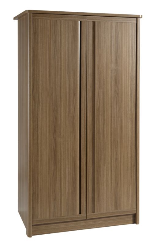 Torino Double Wardrobe Dark Walnut