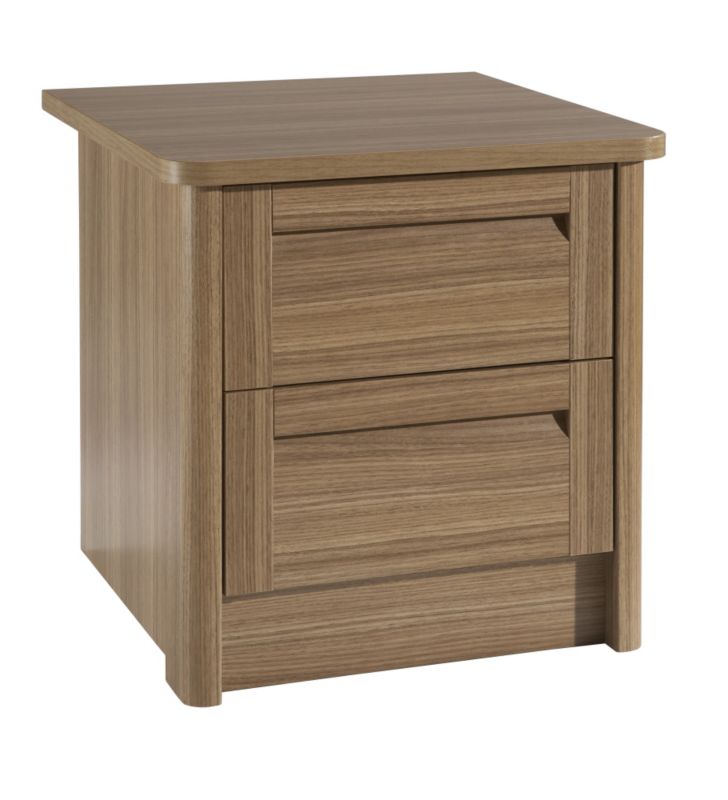 Torino Walnut Effect 2 Drawer Chest