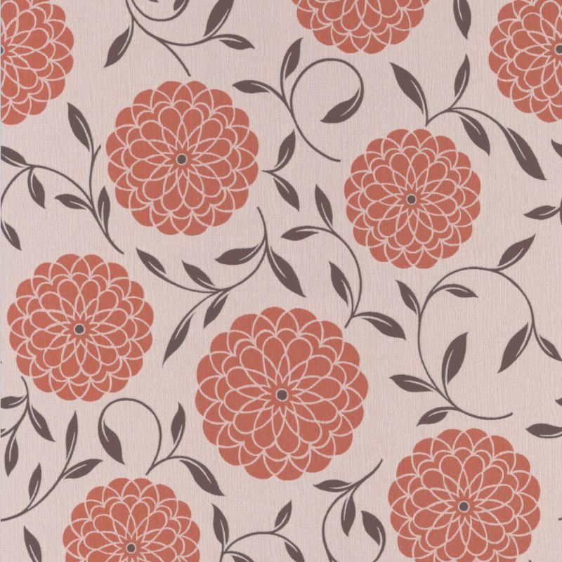 Colours by BandQ Lola Wallcovering Burnt Orange