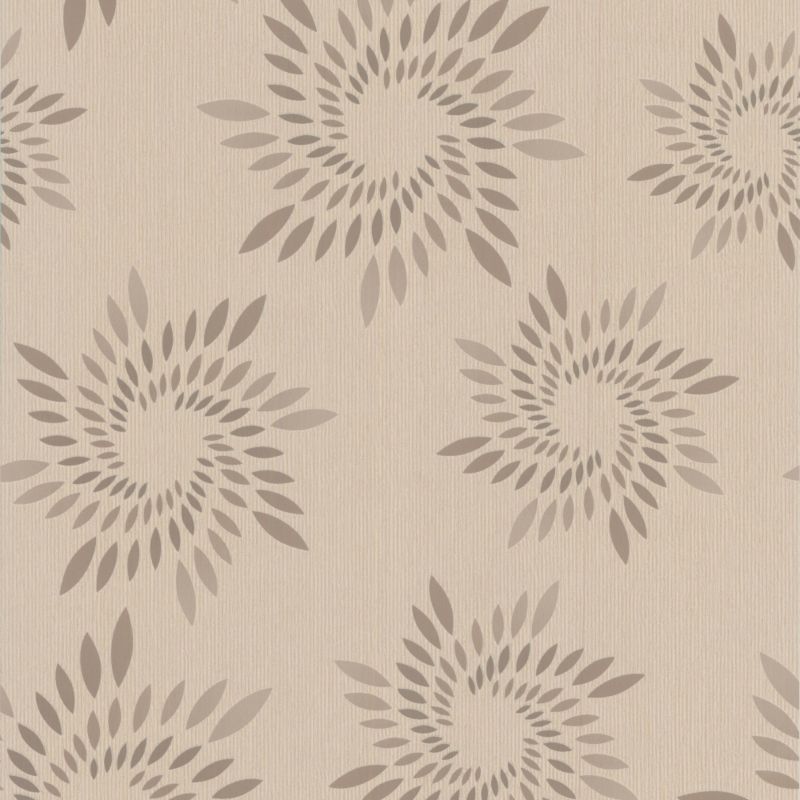 Colours by BandQ Spiral Paste The Wall Wallpaper Cream 10m