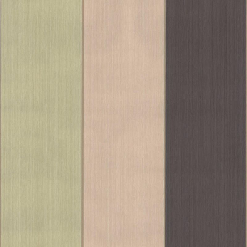 Colours by B&Q Unity Stripe Paste The Wall Wallpaper Spring Green 10m