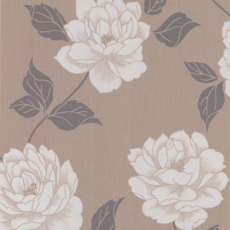 Colours by BandQ Ella Paste The Wall Wallpaper Stone 10m