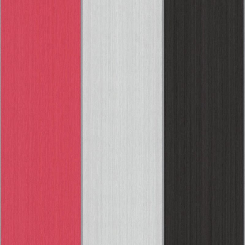 Colours by BandQ Unity Stripe Wallcovering Hot
