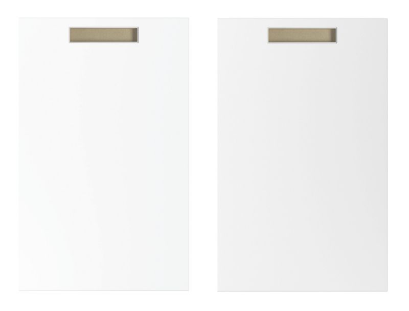 it Kitchens White Gloss Integrated Handle Pack E Larder Doors 600mm